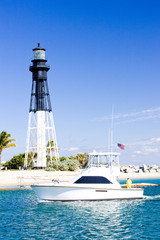 Sticker - Hillsboro Lighthouse, Pompano Beach, Florida, USA