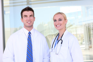 Wall Mural - Medical Team at Hospital