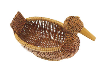 Wall Mural - Duck Wicker Basket