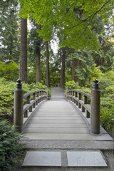 Wood Bridge at Japanese Garden