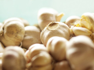 Wall Mural - heap of garlic