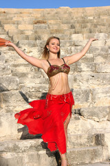 Wall Mural - Belly dancer