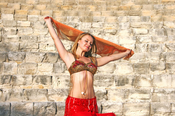 Wall Mural - Belly dancer