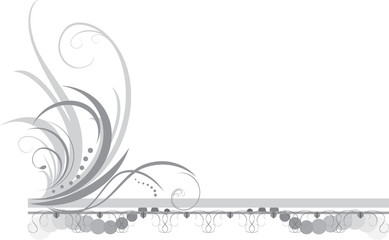 Wall Mural - Border with ornament. Title. Vector