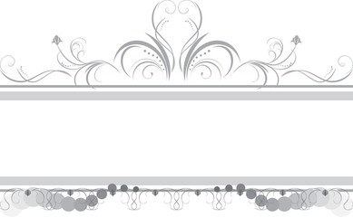 Wall Mural - Borders with ornament. Vector