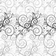 Poster - Floral seamless background. Vector layered.