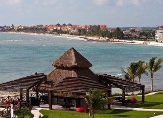 Outside Bar on Tropical Beach