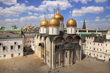 Wall Mural - Orthodox cathedral Uspenskiy in Kremlin, Moscow