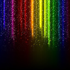 Poster - Eps abstract glowing background. Vector illustration