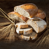Fototapeta  - fresh crackling bread