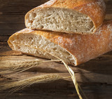 Fototapeta  - fresh crackling bread