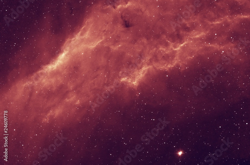 NGC 1499 "California" Hydrogen emission nebula in Perseus Poster