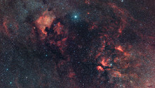 Cygnus Constellation Nebularity In Milky Way