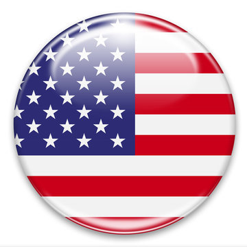 USA Button Amerika Flagge Fahne