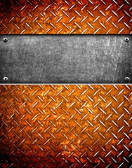 Wall Mural - pattern of metal background