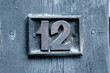 © mitko81 - number '12' woodcarving