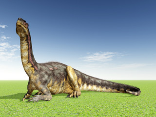 Naklejka zwierzę 3d gad bezdroża dinozaur