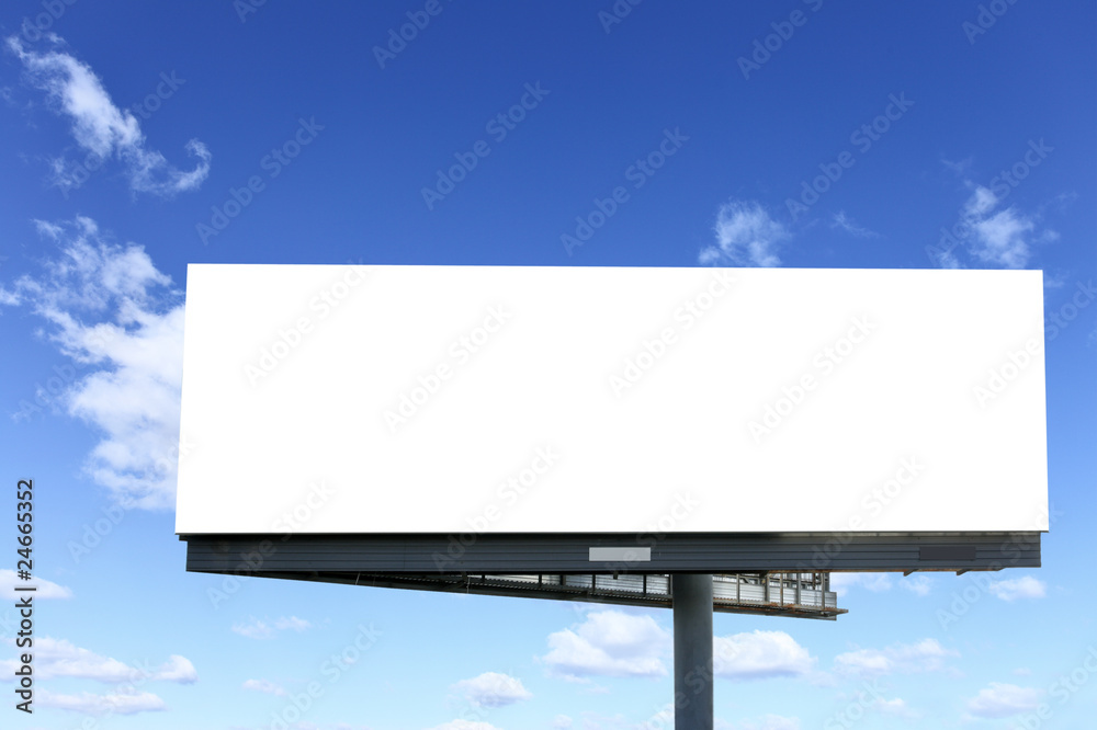 Blank billboard - obrazy, fototapety, plakaty 