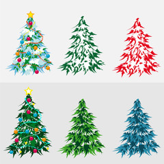 set christmas tree
