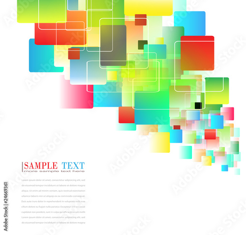 Abstract background colorful squares