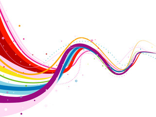 Poster - Abstract Rainbow Design