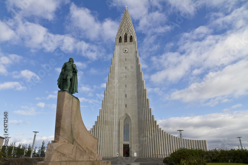 Fényképezés Hallgrimskirkja Church, Reykjavik,Iceland,