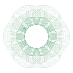 Poster - Guilloche rosette