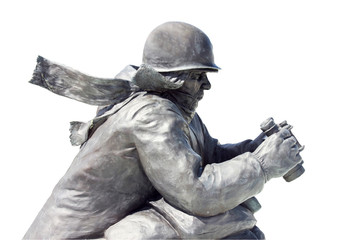 lookout soldier statue