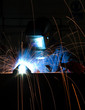 © Gordon Saunders - Welder making box section from steel