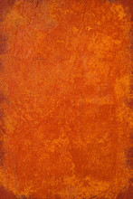 Burnt Orange Grunge Plaster Background