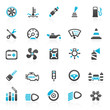 blue car2 icons - set 13