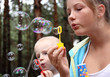 © MWiner - blowing soap bubbles