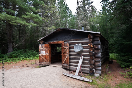 Old Log Cabin In Ontario Canada Buy This Stock Photo And Explore