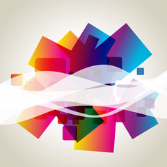Wall Mural - vector abstract background