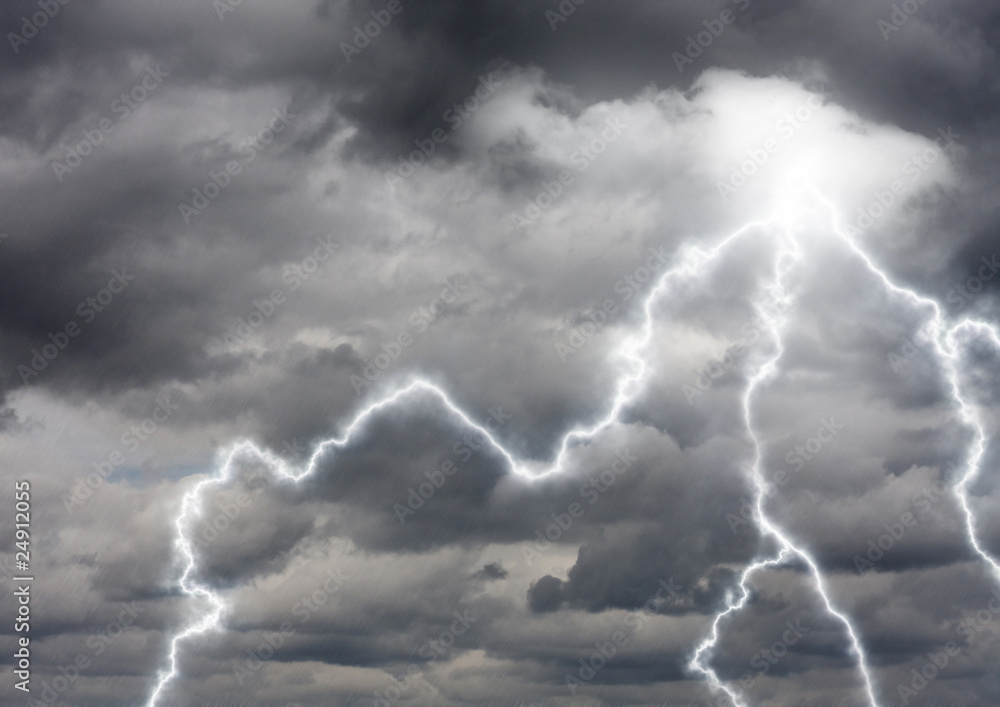 Orage Eclair Foudre Nuage Tempete Orageux Climat Sombre Tonnerre Wall Mural Shocky Orage Eclair Foudre Nuage Tempete Orageux Climat Sombre Tonnerre Wall Mural Shocky