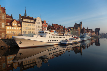 Wall Mural - Riverside of Gdansk