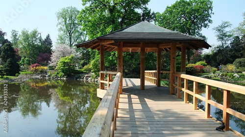 Naklejka na drzwi Japanese garden