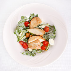 Poster - Vegetable salad with chicken