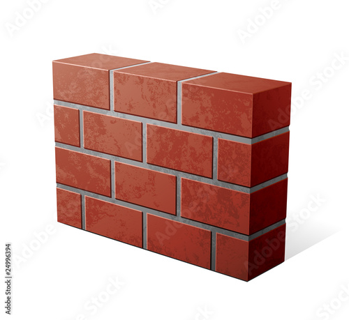 Fotografía mur en briques / firewall pare-feu