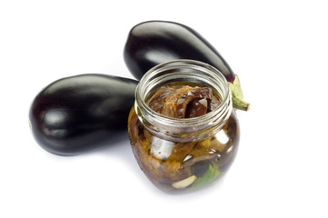 grilled preserved eggplants- conserva di melanzane