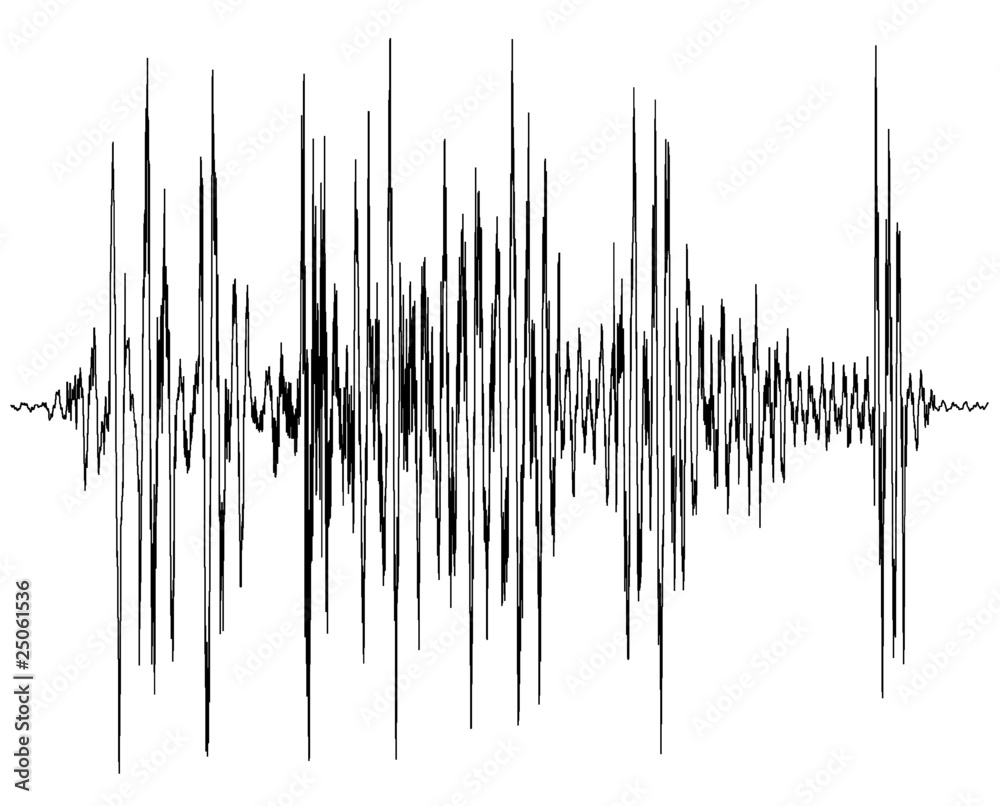 audio wave diagram Stock Illustration | Adobe Stock