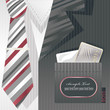 © tatianat - Stylish background with cravat and label.