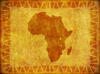 © Derek R. Audette - African Continent Grunge Background