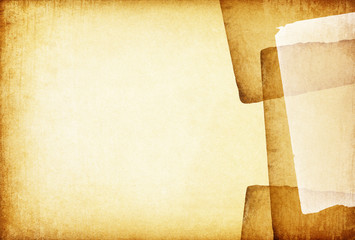 Poster - Vintage old papers abstract background