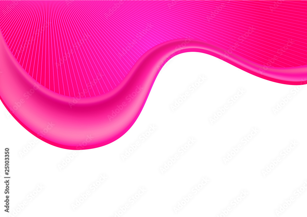 pink wave background Stock Vector | Adobe Stock