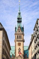 Wall Mural - Hamburger Rathaus