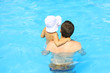 © aglebocka - Father and daughter in the pool