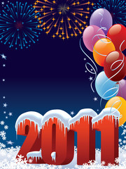 Sticker - New Year decoration