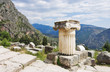 Ruins of the temple of Apollo at Delphi