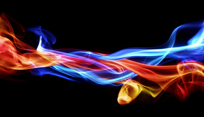 Wall Mural - fire & ice design